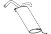 KIA 287101Y200 End Silencer